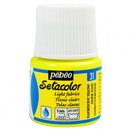 Setacolor L Fabrics 45ml Fluo Yellow
