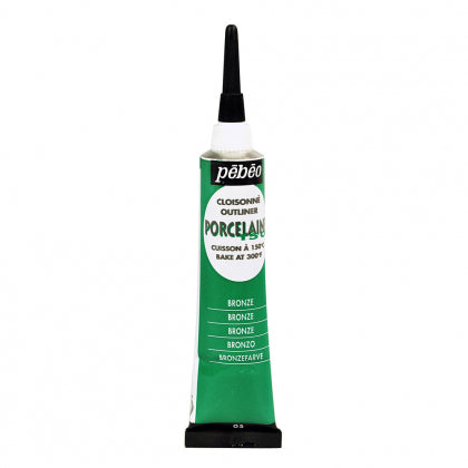 Porcelaine Outliner 20ml Bronze Green