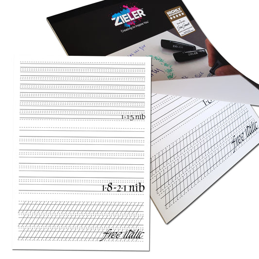 A4 Calligraphy Pad with Grid Sheet