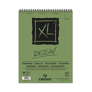 CANSON XL SPIRAL DRAWING PAD A4 160GSM