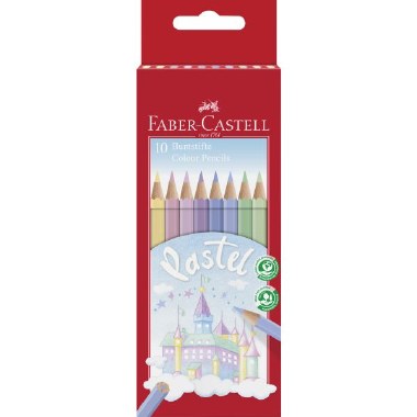 Pastel Colour Pencils Box Of 10