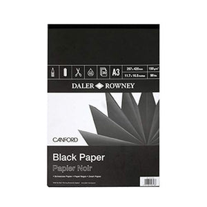 CANFORD BLACK PAD A4 150G 30SH