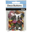 Button Mix, D: 12+18+20 mm, 100 g, 100 pcs, asstd