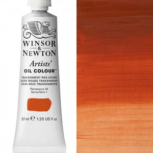 Winsor and Newton 37ml Transparent Red Ochre - Artists' Oil