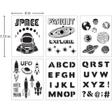 FolkArt Stencil 6" x 7.75" - Space Theme Value Pack