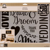 FA Stencil - Sign Making - Wedding - 12" x 14.25"