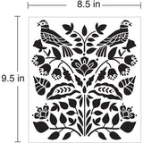 FA Stencil - Modern Folk - 8.5" x 9.5"