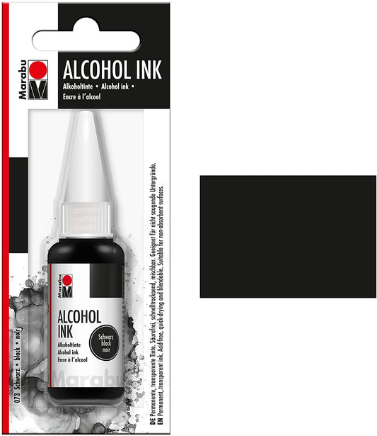 Marabu Alcohol Ink Black 073 20Ml
