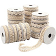 Deco Ribbon 6-18Mm Cream 56X90M