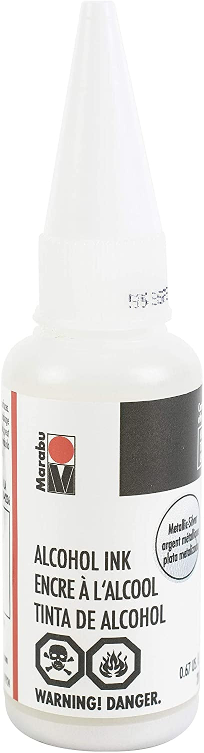 Marabu Alcohol Ink Metallic Silver 782 20Ml