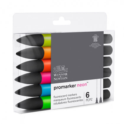 Winsor & Newton Promarker - Neon 6 Set