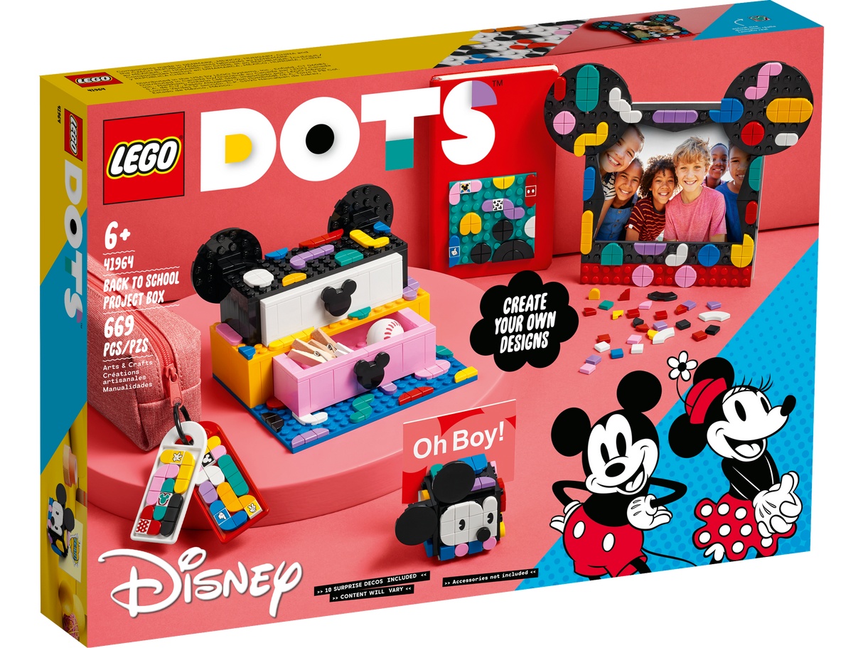 Lego Dots - Mickey Mouse and Minnie Mouse Back To School