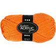 Creativ Fantasy Acrylic Yarn - Neon Orange (50g)