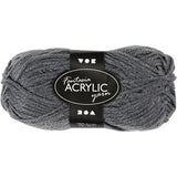Creativ Fantasy Acrylic Yarn - Grey (50g)