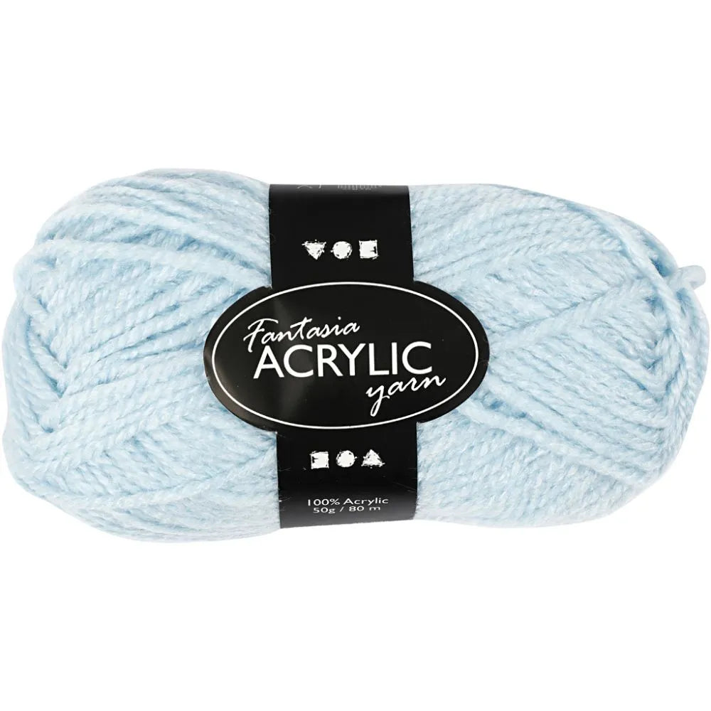 FANTASY ACRYLIC YARN 50GR-LT.BLUE