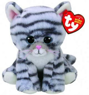 Beanie Babies-Millie - Grey Stripe Cat -