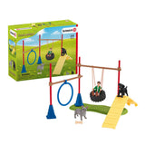 Schleich Puppy Agility Training Farm World Set