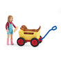 Schleich Farm World Puppy Wagon Ride Set