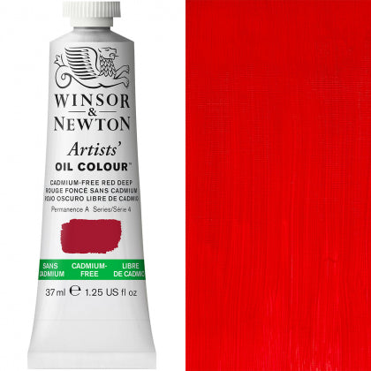 Winsor and Newton AOC 37ml Cad-Free Red Deep