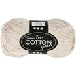 Cotton Yarn, sand, no. 8/4, L: 170 m, 50 g/ 1 ball
