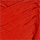 Cotton Yarn, red, no. 8/4, L: 170 m, 50 g/ 1 ball