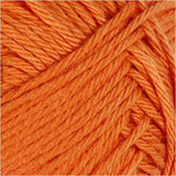 Cotton Yarn, orange, no. 8/4, L: 170 m, 50 g - 1 Ball