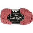 Cotton Yarn, terracotta, no. 8/4, L: 170 m, 50 g