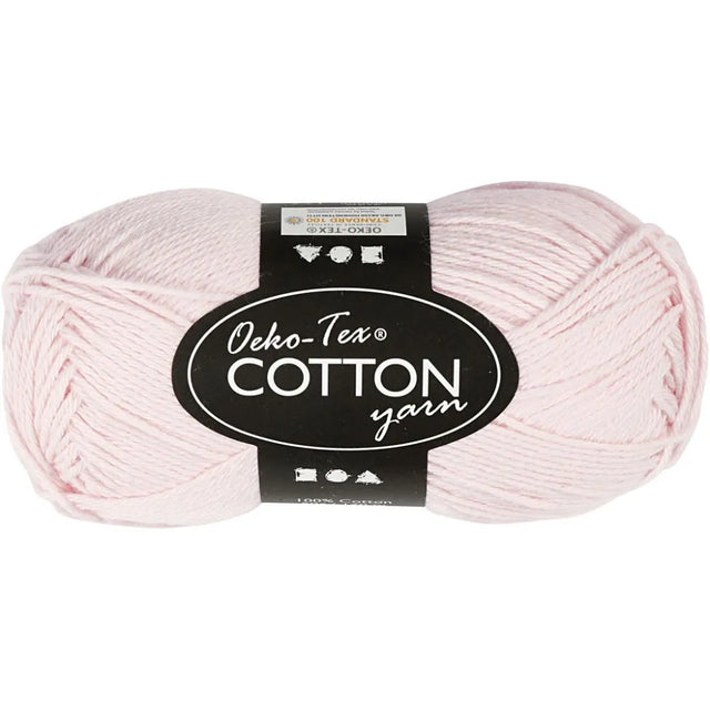 Cotton Yarn, dusty rose, no. 8/4, L: 170 m, 50 g