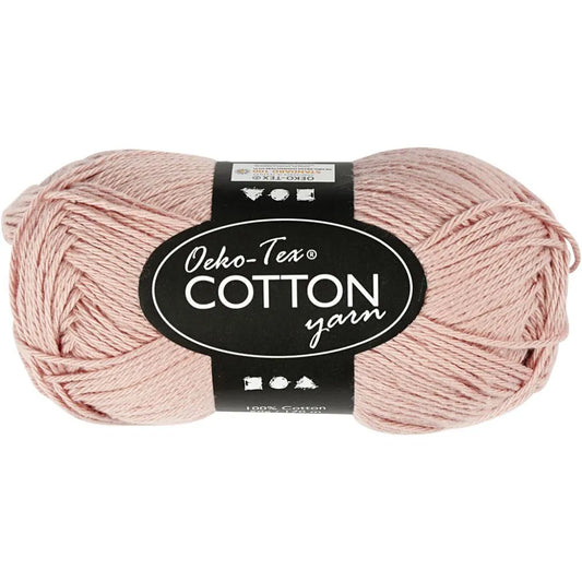 Cotton Yarn, beige, no. 8/4, L: 170 m, 50 g