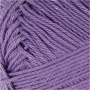 Cotton Yarn, purple, no. 8/4, L: 170 m, 50 g/ 1 ball