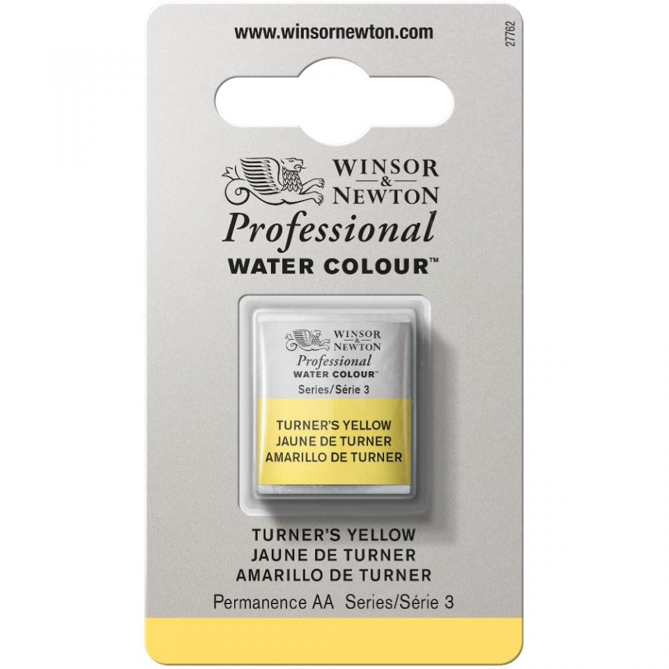 Turners Yellow Half Pan - S1 Professional Watercolour