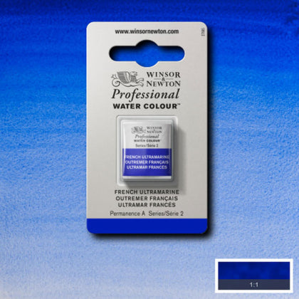 French Ultramarine Half Pan - S2 Professional Watercolour