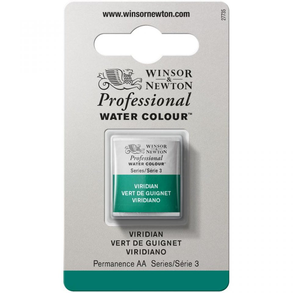 Viridian Half Pan - S3 Professional Watercolour