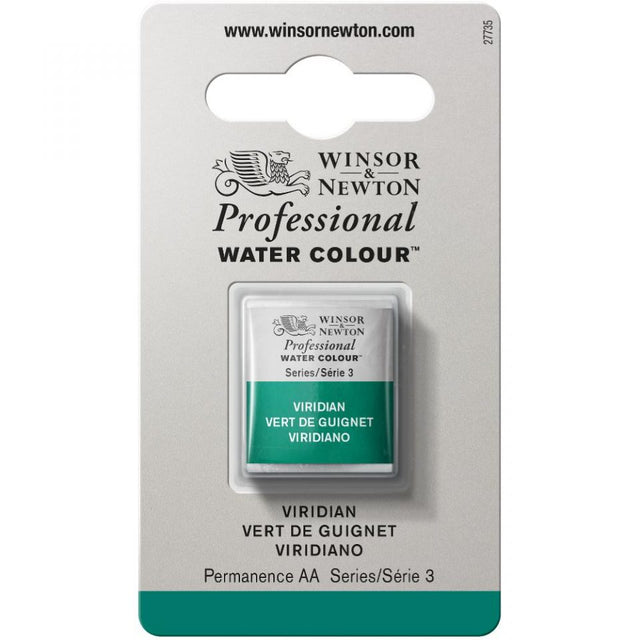 Viridian Half Pan - S3 Professional Watercolour