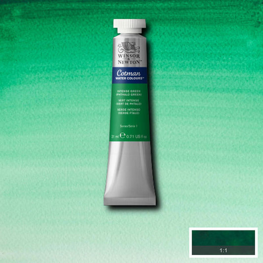 Cotman Watercolour Intense Green (Phthalo Green) 21ml