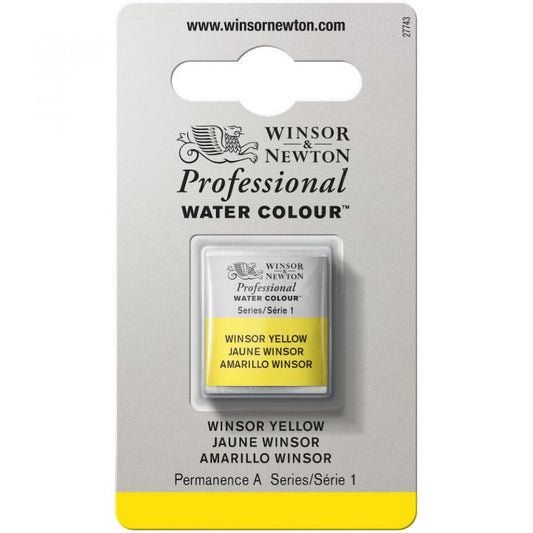 Winsor Lemon Half Pan - S1 Professional Watercolour