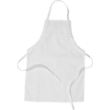 Apron, size 43x61 cm, 210 g/m2, 1 pc, white