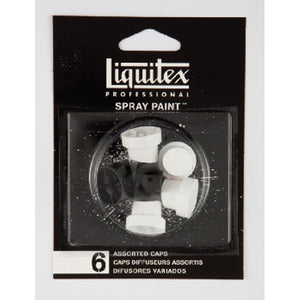 Liquitex Spray Paint 6 x Assorted Caps