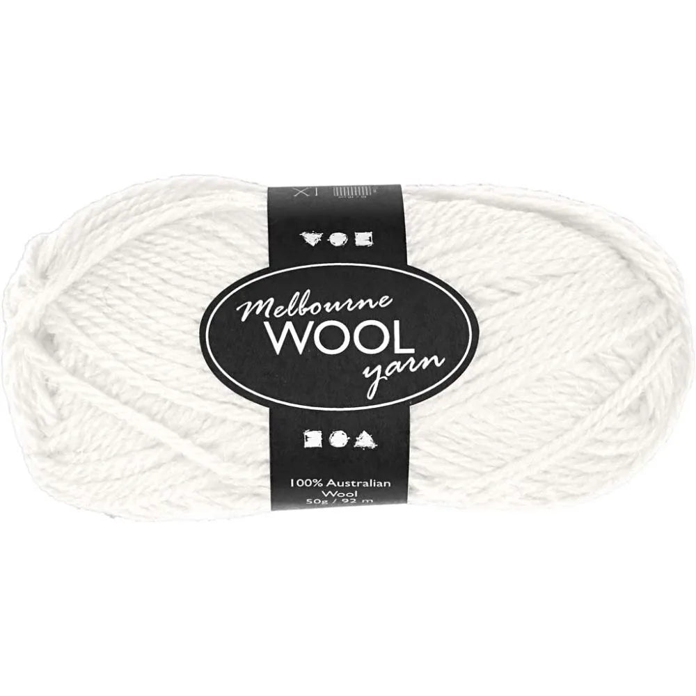 Wool Yarn- Off-White
