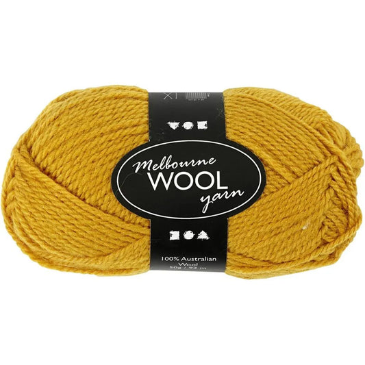 Wool Yarn -Dk Yellow