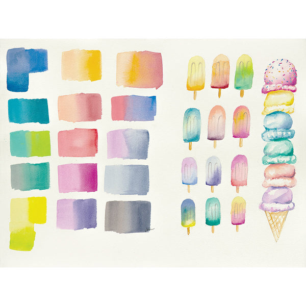 Pastel Shades Paint Pan Set