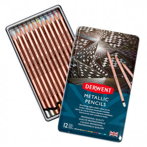 Derwent - Metallic Pencil 12 Tin