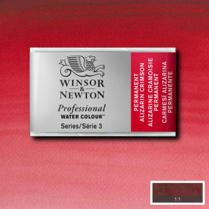 Permanent Alizarin Crimson Whole Pan - S3 Professional Watercolour