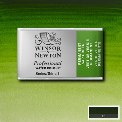Permanent Sap Green Whole Pan - S1 Professional Watercolour