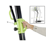 EXIT Galaxy portable basketball backboard on wheels - green/black
