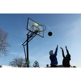 EXIT Galaxy portable basketball backboard on wheels - green/black