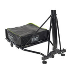 EXIT Galaxy Portable Basketball Backboard - Green/Black (with Dunk rim)