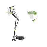 EXIT Galaxy Portable Basketball Backboard - Green/Black (with Dunk rim)