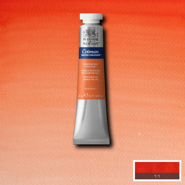 Cotman Watercolour Cadmium Red Pale Hue 21ml