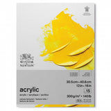 Winsor & Newton Acrylic Pad 12x16in 300gsm